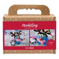 Creativ Company Mini hobbyset boetseren rendiermonster