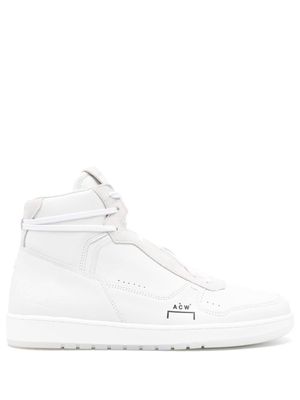 A-COLD-WALL* baskets montantes Luol en cuir - Blanc