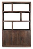 Livingfurn Wandkast 'Jaxx' Mangohout, 230 x 145cm