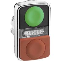 Schneider Electric ZB4BW7L3740 ZB4BW7L3740 Terugstelbaar (Ø) 22 mm Zonder markering Chroom 1 stuk(s)