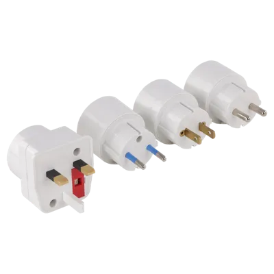Q-Link Reisstekker Set 4-delig