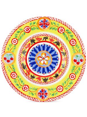Dolce & Gabbana lot de 2 assiettes à soupe en porcelaine - Jaune