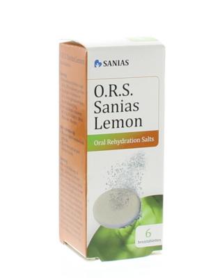Sanias ORS lemon bruistablet Sanias ORS lemon bruistablet