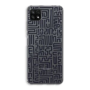 Moroccan Print: Samsung Galaxy A22 5G Transparant Hoesje