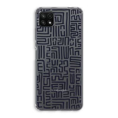 Moroccan Print: Samsung Galaxy A22 5G Transparant Hoesje