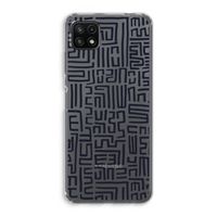 Moroccan Print: Samsung Galaxy A22 5G Transparant Hoesje