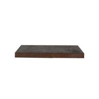 LABEL51 Eetkamertafel Tafelblad Straight Edge - Espresso - Mangohout - 70 cm Straight