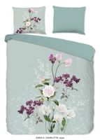 Good Morning dekbedovertrek Charlotte 200 x 200 cm aqua - thumbnail