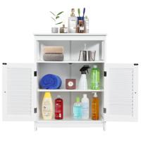 Badkamerkast Houten Badkamerkast 60 x 30,5 x 80 cm Wit