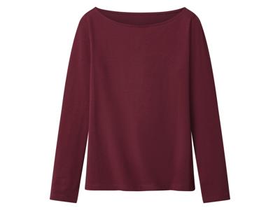 esmara Dames longsleeve (Burgundy, XS (32/34))