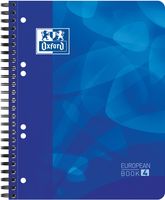 Oxford School Projectbook spiraalschrift, ft A5+, 6-gaats perforatie, gelijnd, blauw - thumbnail
