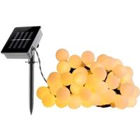 LUMI GARDEN Lichtslinger op zonne-energie Billy Solar - Wit licht - 60 bollen - 700 cm