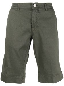 Kiton bermudas chino en coton mélangé - Vert