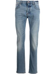 Armani Exchange jean slim à patch logo - Bleu