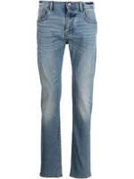 Armani Exchange jean slim à patch logo - Bleu - thumbnail