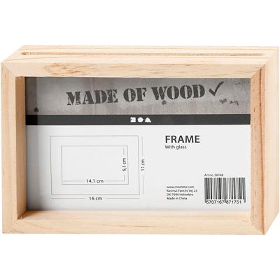 Creativ Company Dubbelzijdige lijst , d: 4 cm, afm 16x11 cm, 1 stuk