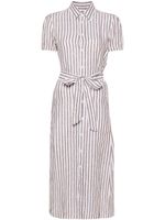 Polo Ralph Lauren robe-chemise à rayures - Blanc