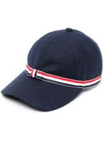 Thom Browne casquette à détail de nœud 4 bandes signature - Bleu