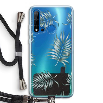 Simple leaves: Huawei P20 Lite (2019) Transparant Hoesje met koord