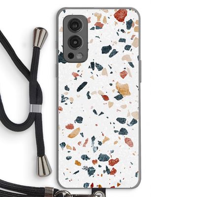 Terrazzo N°4: OnePlus Nord 2 5G Transparant Hoesje met koord