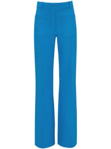 Victoria Beckham pantalon de costume Alina à taille mi-haute - Bleu