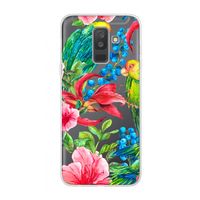 Papegaaien: Samsung Galaxy A6 Plus (2018) Transparant Hoesje