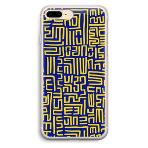Majorelle Blue Print: iPhone 7 Plus Transparant Hoesje