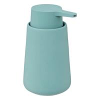 5Five Zeeppompje/zeepdispenser Cocoon - kunststeen - ijsblauw - 300 ml - keuken/badkamer/toilet