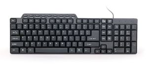 Gembird KB-UM-104 toetsenbord USB QWERTY Amerikaans Engels Zwart