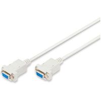 Digitus D-Sub9 - D-Sub9 F/F 1.8m VGA kabel 1,8 m VGA (D-Sub) Beige - thumbnail