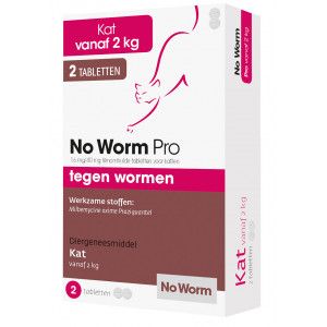 No Worm Pro Kat 8 tabletten