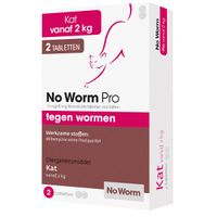 No Worm Pro Kat 2 tabletten - thumbnail