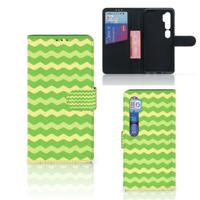 Xiaomi Mi Note 10 Pro | Telefoon Hoesje | Waves Green Xiaomi Mi Note 10 Pro | Telefoon Hoesje | Waves Green