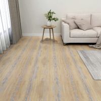 VidaXL Vloerplanken 20 st zelfklevend 1,86 m² pvc bruin