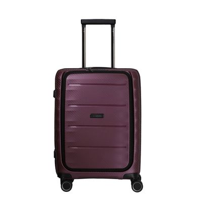 Titan Highlight 4 Wheel Business Trolley S Front Pocket Merlot Titan Highlight 4 Wheel Business Trolley S Front Pocket Merlot