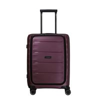 Titan Highlight 4 Wheel Business Trolley S Front Pocket Merlot - thumbnail