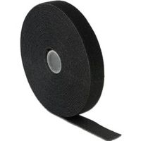 Delock 18716 Klittenband op rol L 10 m x B 20 mm zwart