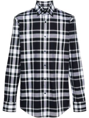 BOSS chemise à carreaux - Bleu