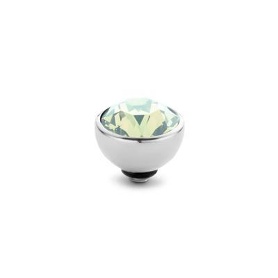 Melano Twisted Basic CZ Steentje Chrysolite | Zilver