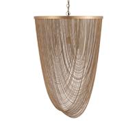 Nishan Gouden ijzeren kettingen ronde hanglamp L