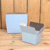 Bonbon doosjes - Chocolade doosje - Pastel blauw LAAG - 24 stuks