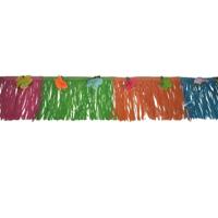 Hawaii versiering deco randen voor aan de muur - 720 x 30 cm - Tropische party versiering Hawaii versiering deco randen voor aan de muur - 720 x 30 cm - Tropische party versiering
