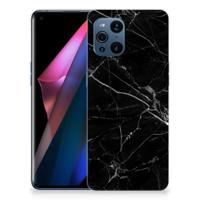 OPPO Find X3 | X3 Pro | TPU | Siliconen hoesje | Marmer Zwart - Origineel Cadeau Vader