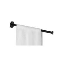 Handdoek rek Alonzo | Wandmontage | 5.5 cm | Enkel | Zwart mat