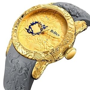 Heren quartz horloge luxe grote wijzerplaat analoog lichtgevende kalender waterdichte decoratie siliconen horloge miniinthebox