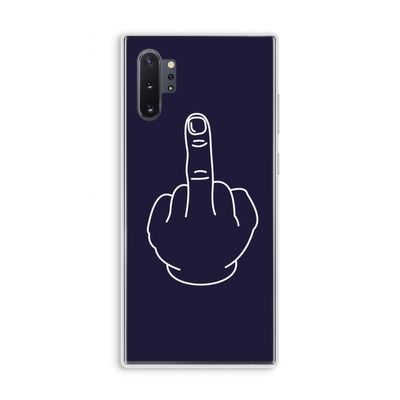 F**k U: Samsung Galaxy Note 10 Plus Transparant Hoesje