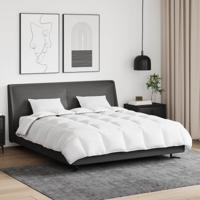 VidaXL Winter dekbed met kussen 3 pcs wit donsveertjes
