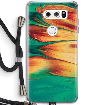 Green Inferno: LG V30 Transparant Hoesje met koord