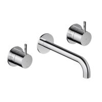 Hotbath Cobber - Wastafelmengkraan - zonder Waste - Laag - Chroom - Inbouw - Chroom - V03