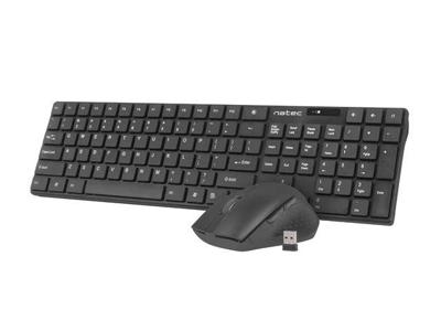 Natec Draadloze 2in1 Stingray Toetsenbord+Muis Set (US)